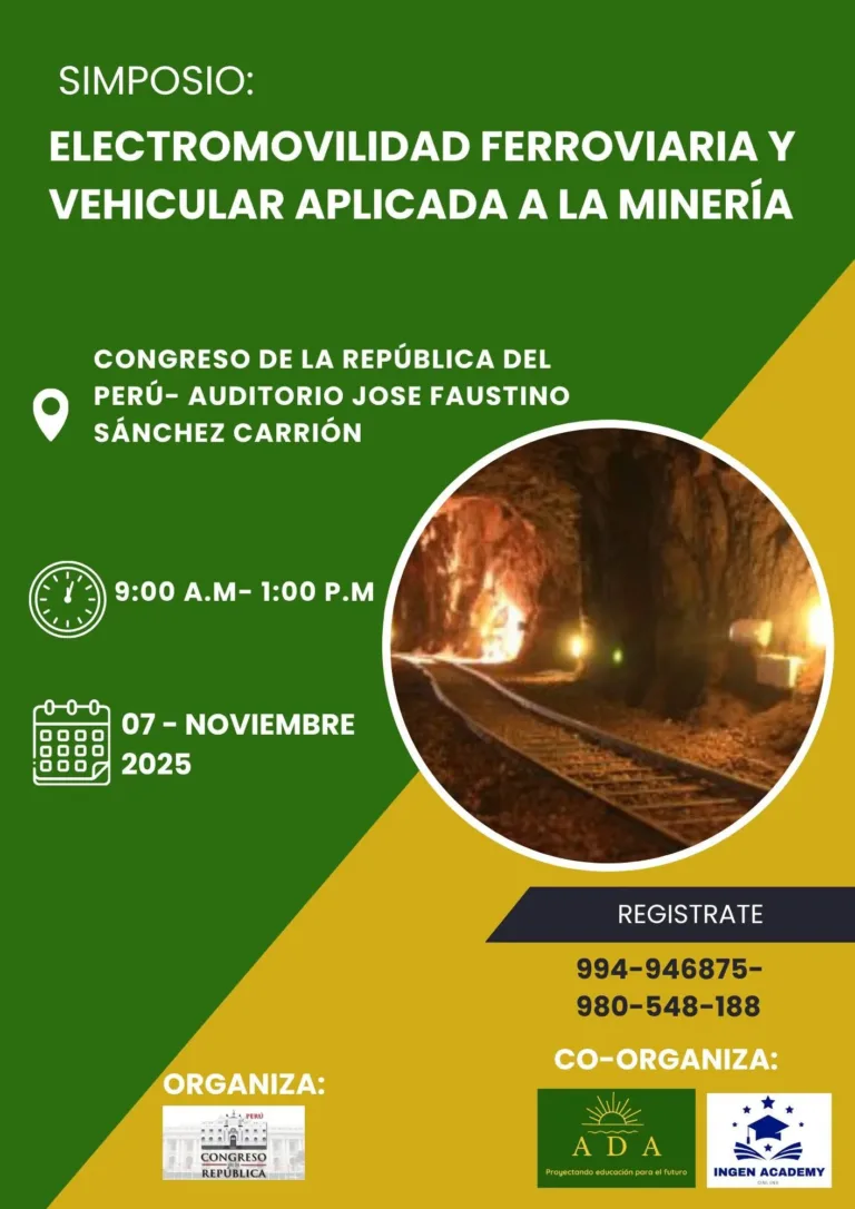 Electromovilidad Ferroviaria Aplicada a la MIneria